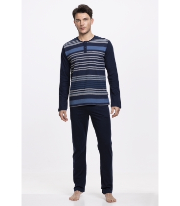 Pijama Ungaro Stripes Navy