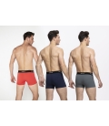 Pack 3 - Boxer Erick Ungaro Navy/Red/Green