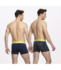 Pack 2 - Boxer Omar Navy/Print