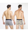 Pack 2 - Boxer Koda Grey/Print