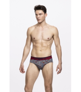 Pack 2 - Slip Hari Grey/Print