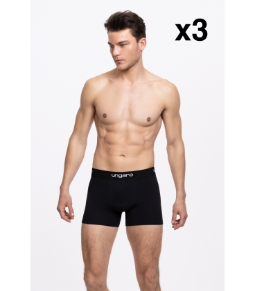 Pack 3 - Boxer Erick Ungaro Black/Black/Black