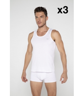 Pack 3-T-Shirt Sleeveless Ungaro White