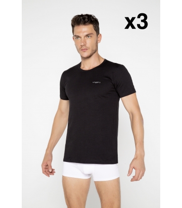 Pack 3-T-Shirt CO "O" Ungaro Black