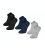 Pack 3 Invisible Socks Ungaro Black/Navy/Grey
