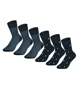 Pack 6 calcetines Ungaro Azul Marino