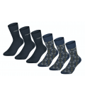 Pack 6 calcetines Ungaro Navy