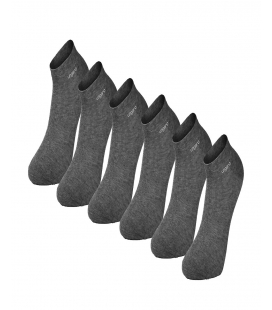 Pack 6 Sneakers Socks Ungaro Dark Grey