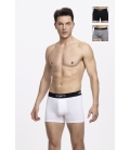 Pack 3 - Boxer Erick Ungaro Black/White/Grey